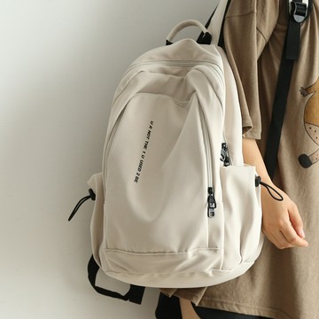 特價💖秋冬新款簡約風雙肩包 時尚字母印花旅遊背包 初中高中生大學生書包 背包  後背包 雙肩包 書包 小型後背包 UIC