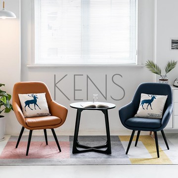 【KENS】沙發 沙發椅 單人沙發椅懶人沙發洽談桌椅北歐休閑電腦沙發椅簡約客廳臥室陽臺