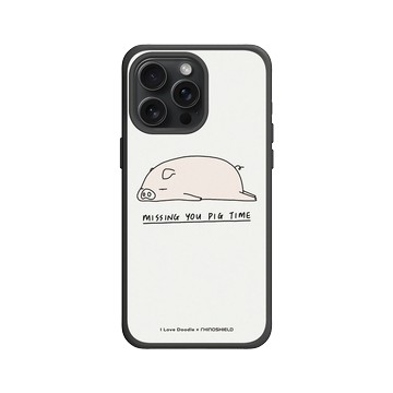 iPhone 15 Pro Max SolidX 黑 - ilovedoodle (Lim Heng Swee) - Missing You Pig Time 豬