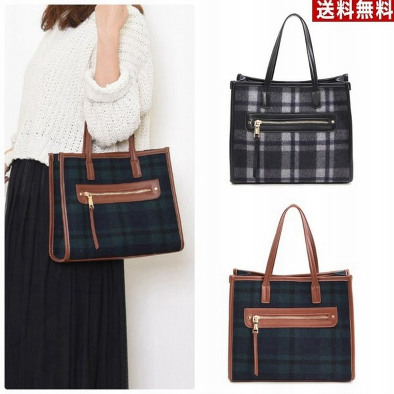 Cooco 柄 チェック柄 トートバッグ レディース 通勤 通学 スクエアトート シンプル 鞄 サブバッグ かわいい おしゃれ ハンドバッグ 通販 Lineポイント最大0 5 Get Lineショッピング
