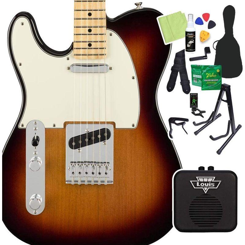 Fender Player Telecaster Left-Handed 3-Color Sunburst 初心者14点セット ミニアンプ付