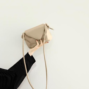 高級感質感小包包女2025新款夏小眾褶皺包ins百搭軟皮斜挎云朵包