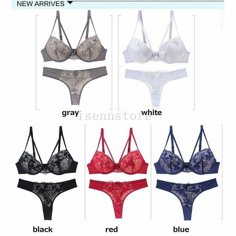 ショーツセット レディース ブラジャー 脇高ブラ 花柄刺繍 レース 誘惑 美胸 3/4カップ プチプラ ブラセット セクシー インナー ワイヤー付き 女性用下着