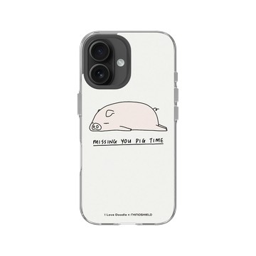 iPhone 16 Clear 透明 - ilovedoodle (Lim Heng Swee) - Missing You Pig Time 豬