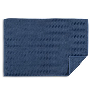Matouk Athena Cotton Sculpted Greek Key Tub Mat