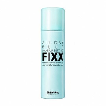 SO NATURAL 韓國SO NATURAL FIXX定妝噴霧-藍瓶涼感款 75ml 毛孔柔焦｜涼感定妝｜控油持妝｜細霧噴頭｜夏季底妝