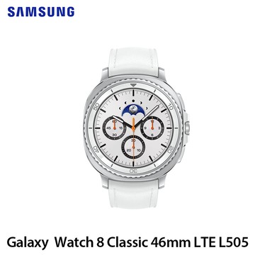 Samsung Galaxy Watch 8 Classic 46mm LTE版 L505 智慧手錶 雲朵白 贈卡皮巴拉口袋行充_廠商直送(3/3後依序出貨)