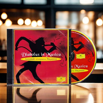 原版進口 帕格尼尼 魔鬼的顫音 阿卡多CD碟4498582小提琴經典名曲