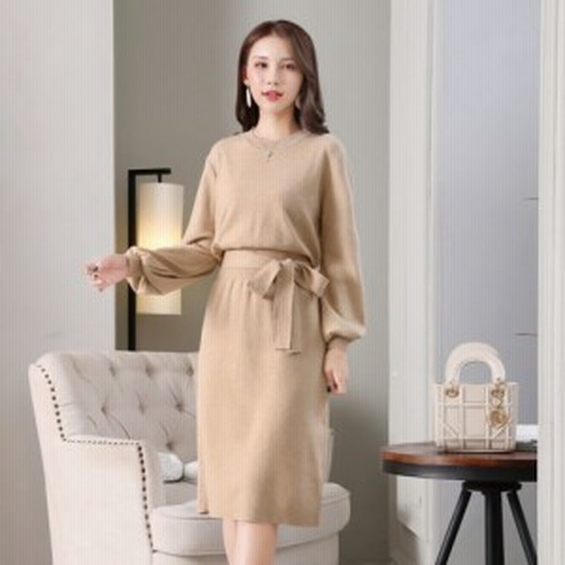 ニットワンピース 大きいサイズ ロングニットワンピース タイト ロング リブニットワンピース スリット セクシー Kh 1927 通販 Lineポイント最大6 0 Get Lineショッピング