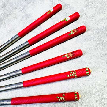 【聖誕筷樂】好運到純鈦筷家庭組