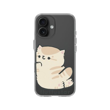 iPhone 16 Clear Case（相機按鈕） 透明 - fluffystar 毛絨絨星人 - Bobo貼貼