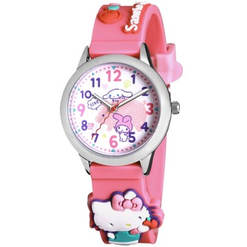Hello Kitty 凱蒂貓 美樂蒂 小豬寶寶手錶 KT077LWWR 1212購物節 送禮推薦