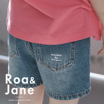韓國專櫃 RoanJane Woody 刷色牛仔短褲