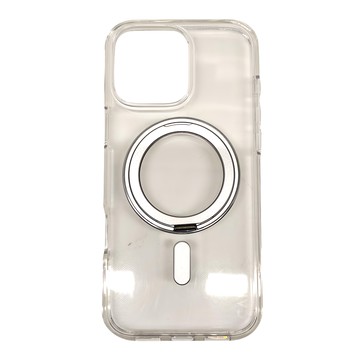 PanzerGlass Feature 支架磁吸殼  iPhone 16 Pro Max  透銀