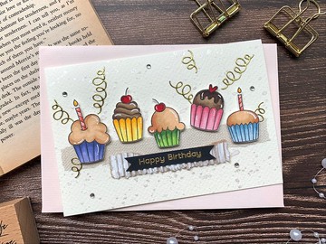 生日卡片_杯子蛋糕 Cupcake