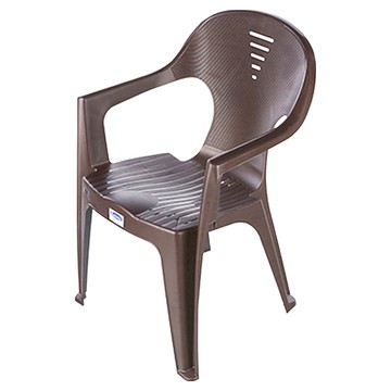 KEYWAY 聯府 卡地亞休閒椅 RC536-1 587 x 575 x 825mm  咖啡色  1個