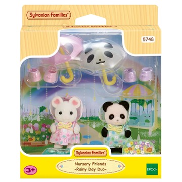 EPOCH Sylvanian Families 森林家族 好朋友寶寶的下雨天散步公仔組 5748  1組