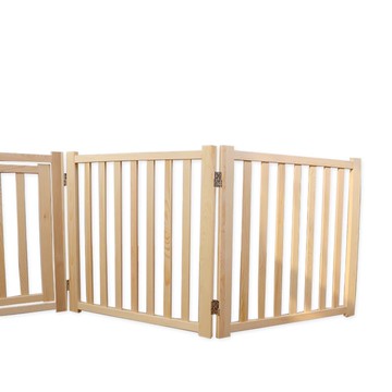 公司貨 最低价 免運 實木狗圍欄寵物狗柵欄室內中小型拼接折疊門自由組合木質籠子家用