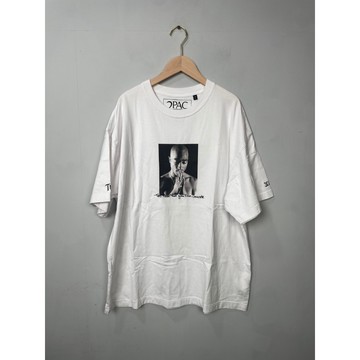 【TACKSTHGOOD】X-Large 2PAC 大圖白短T