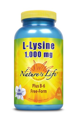 Nature's Life L-Lysine 1000 mg - 250 Tablets