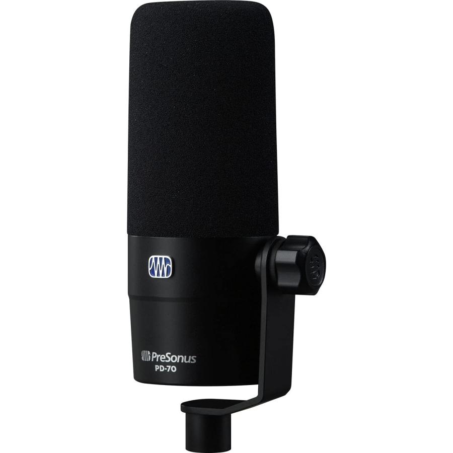 PreSonus PD-70 Dynamic Cardioid Broadcast Microphone, InnoGear Microphone Stand Set Bundle