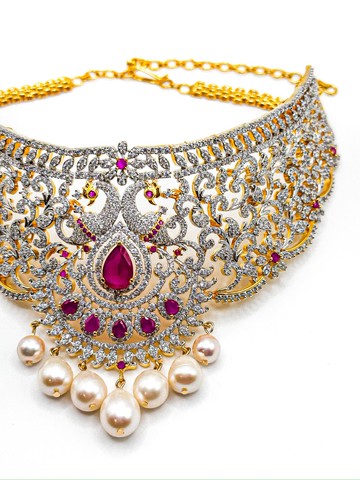 重生珠寶系列——巴洛克水滴珍珠頸鍊