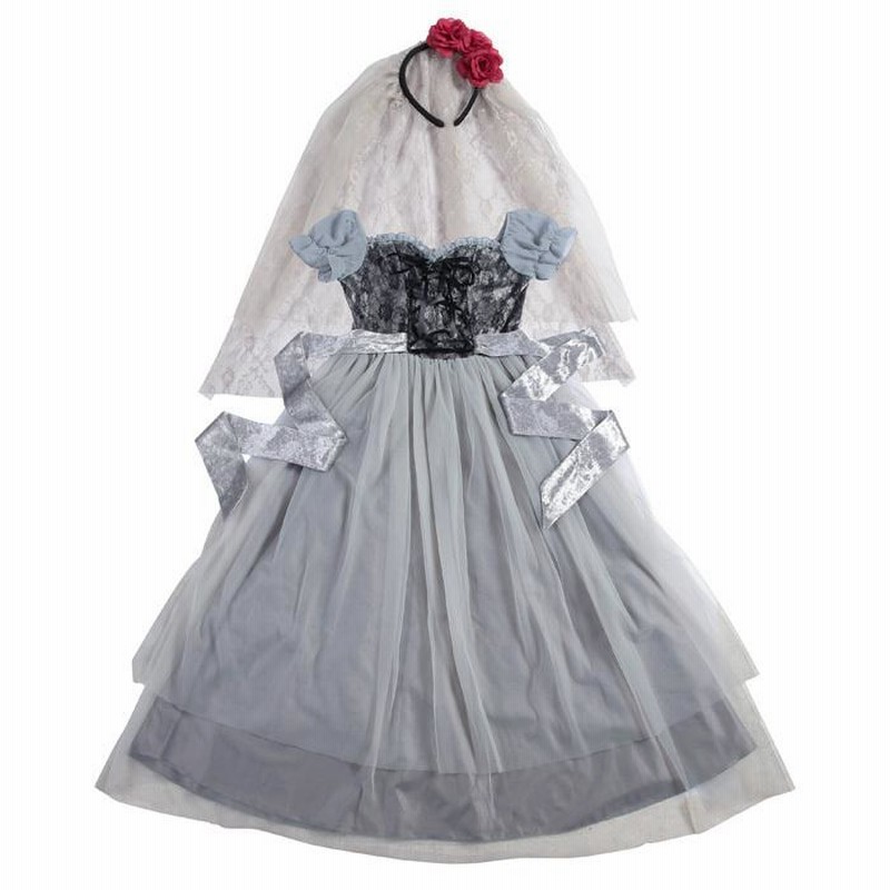 ゴースト花嫁衣装 楽天市場】一部予約 コスプレ服 ゾンビ ゴースト花嫁 ホワイト