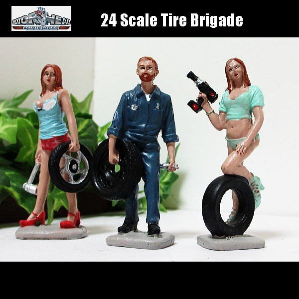 1 24フィギュア Tire Brigade 3体セット Motor Head 通販 Lineポイント最大get Lineショッピング
