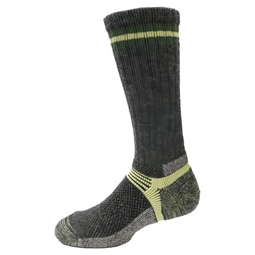 AREX SPORT 銀纖維保暖羊毛高筒襪 台灣製造  黑色  XL(29-32cm)