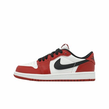 Nike 休閒鞋 Air Jordan 1 OG PS 中童 小朋友 白 紅 喬丹 芝加哥 AJ1 HQ6996-600