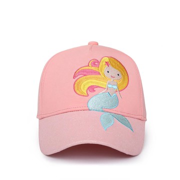 加拿大 flapjackkids - 防曬透氣棒球帽-美人魚