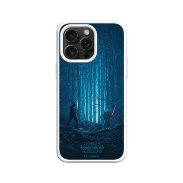 iPhone 15 Pro Max SolidX 白 - 迪士尼-星際大戰 Star Wars - 原力覺醒：凱羅·忍&芬恩-電影系列
