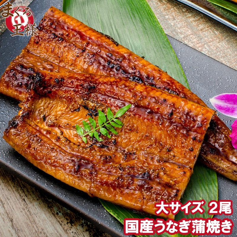 国産うなぎ蒲焼き 大サイズ 平均165g前後×2尾