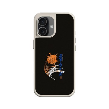 iPhone 17 SolidX 貝殼灰 - 迪士尼-星際大戰 Star Wars - 戰機-日文字系列