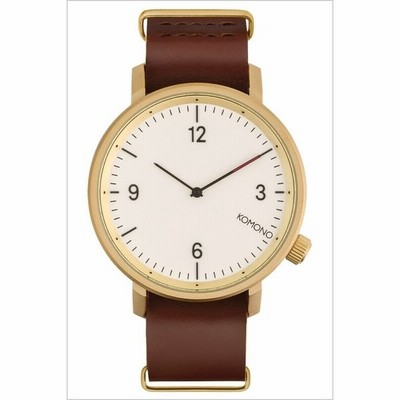 時計KOMONO コモノ 腕時計 KOMONO 時計 マグナス サドルブラウン KOM-W1944
