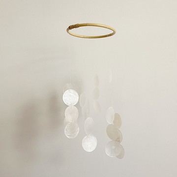 DIY套件|義大利木琴_白圈|殼牌風鈴手機| #0-326