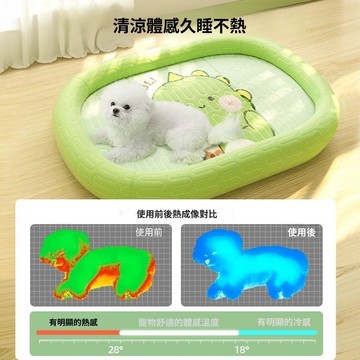 寵物涼墊 寵物冰絲墊 寵物涼感墊 寵物睡墊 寵物冰墊 狗狗涼感降溫冰絲狗窩 寵物清涼感涼墊夏季席子貓咪冷感窩墊 田螺精選