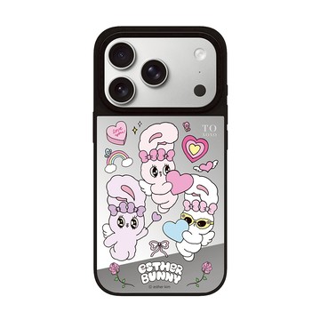 【TOXOXO】艾絲樂小兔｜守護之愛：鏡面防摔MagSafe iPhone手機殼