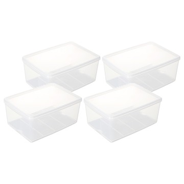 KEYWAY 聯府 日常2號長型保鮮盒 9L  容器 + 蓋子 + 瀝水隔板  4個