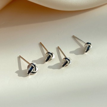 925純銀幾何耳釘女年新款潮耳環簡約小巧冷淡風小眾耳飾