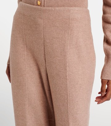 Loro Piana Rose Island cashmere and linen cropped pants