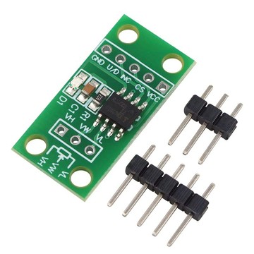 【AI電子】*(45-1)X9C103S數字電位器模塊DC3V-5V 10K可滑動100