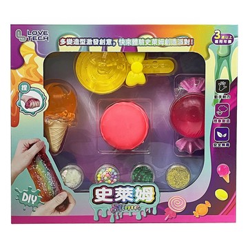 史萊姆DIY創意組 多變造型激發創意  甜點派對 多色  1盒  230g