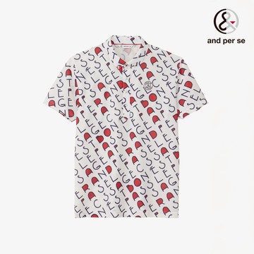 【and per se】男款紅色輕盈彈性吸濕速乾法式風情POLO衫 DGT206X2