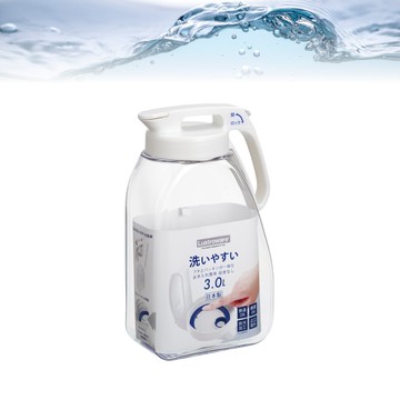 【Lustroware】日本岩崎日本製密封防漏耐熱冷熱水壺-3.0L(原廠總代理)