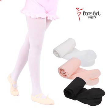 丹詩戈舞蹈襪 5621兒童天鵝絨不脫絲連褲襪 芭蕾練功舞襪舞蹈大襪