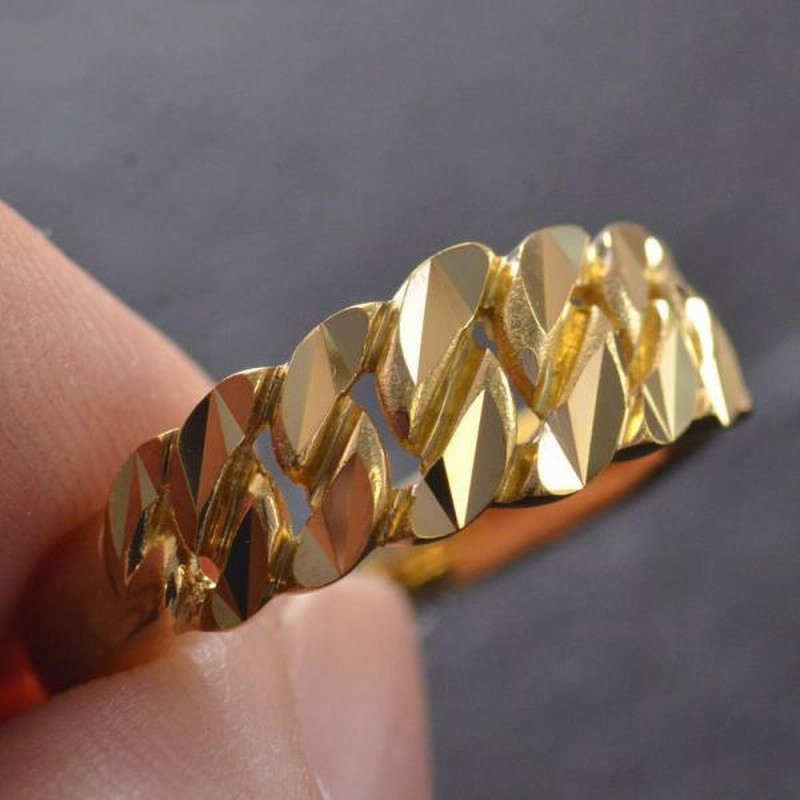 純金リング、K24指輪　ジュエリー　貴金属 K24純金リング【スクエア】サイズ7号〜13号 | JUNGOLD【純金の世界】