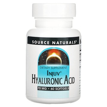 Source Naturals, Injuv 透明質酸，70 毫克，60 粒軟凝膠