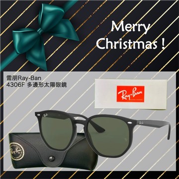 【晶美眼鏡】雷朋Ray-Ban 4306F 多邊形太陽眼鏡(2021E.SO瘦子代言款)