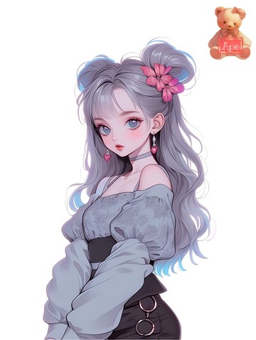 原創人物貼紙 裝飾貼紙 內含 5 枚